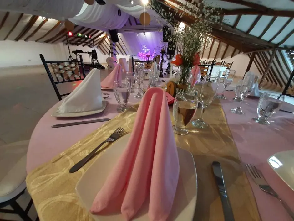 Detalle de evento producido por Cócteles y Eventos